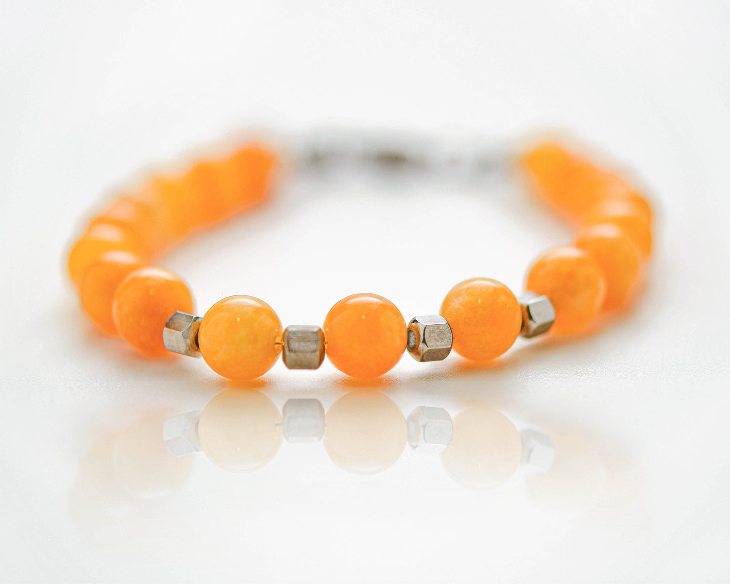 Bracciale in Agata Gialla