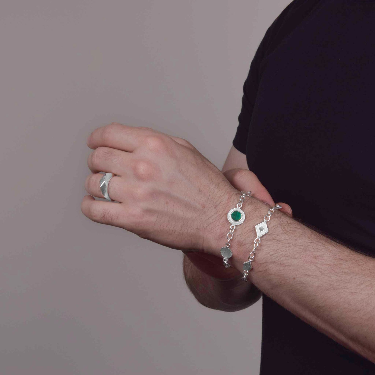 Bracciale Archetipo - Malachite