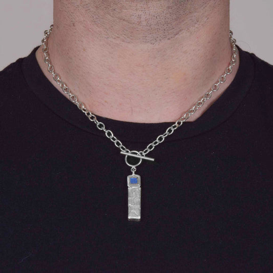 Collana Keystones - Labradorite T-bar