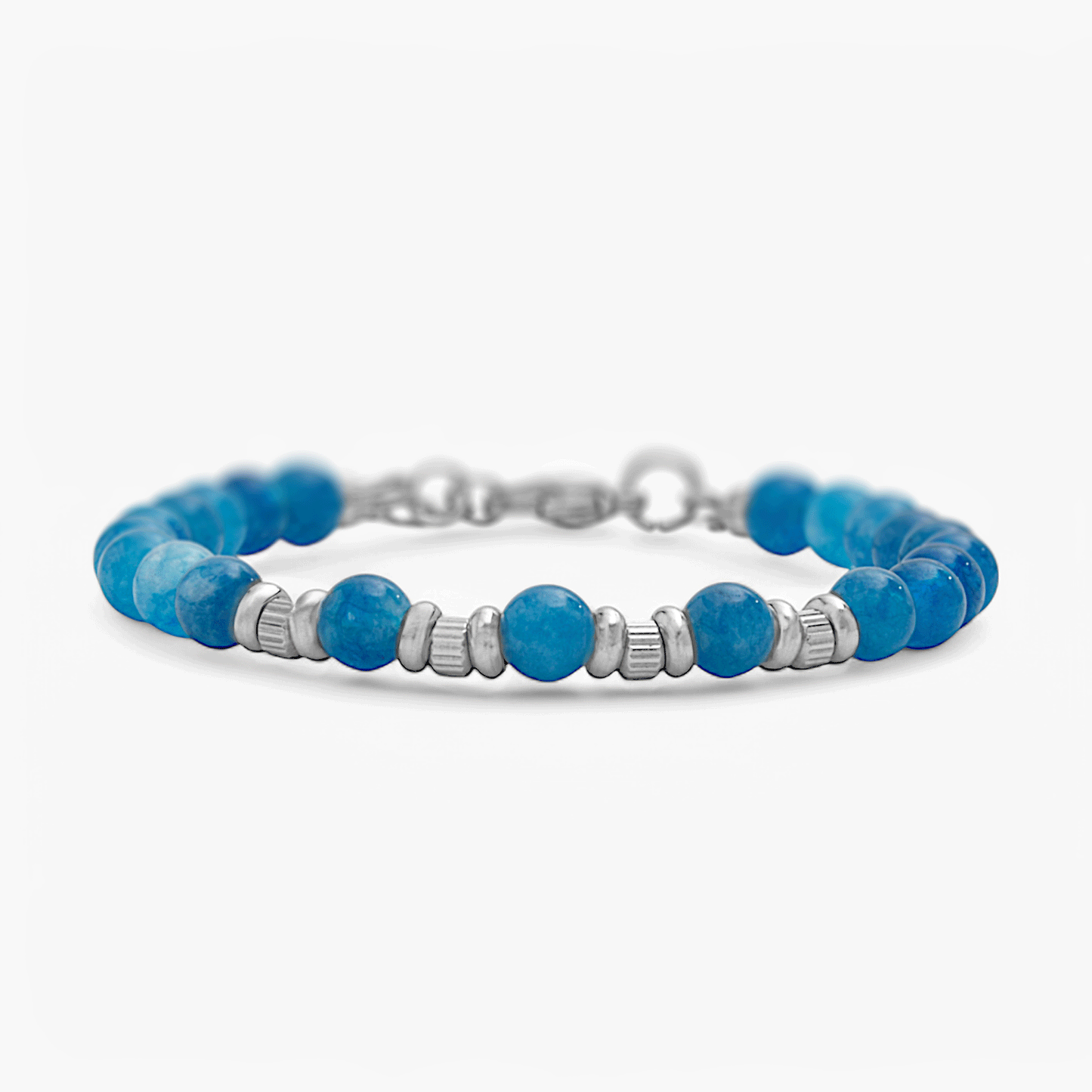 Bracciale in Agata Azzurra