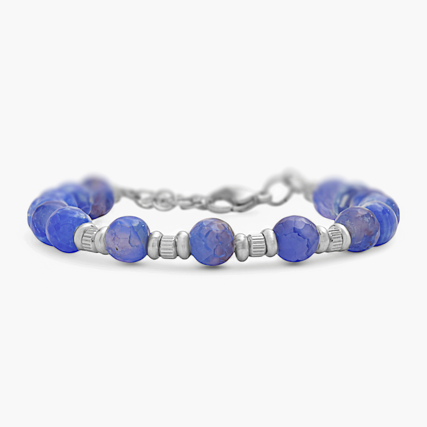 Bracciale in Agata Ghiaccio