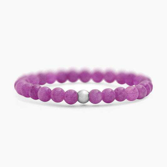 Bracciale Minimal in Giada Viola