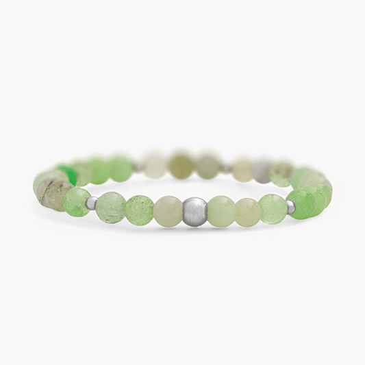Bracciale Minimal in Giada Verde Chiaro