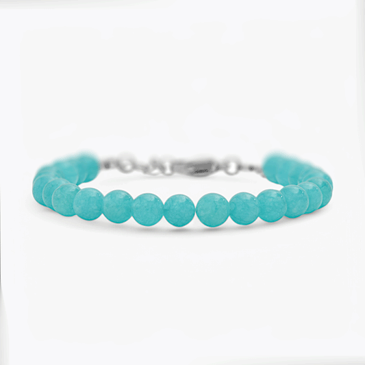 Bracciale Minimal in Giada Verde Acqua