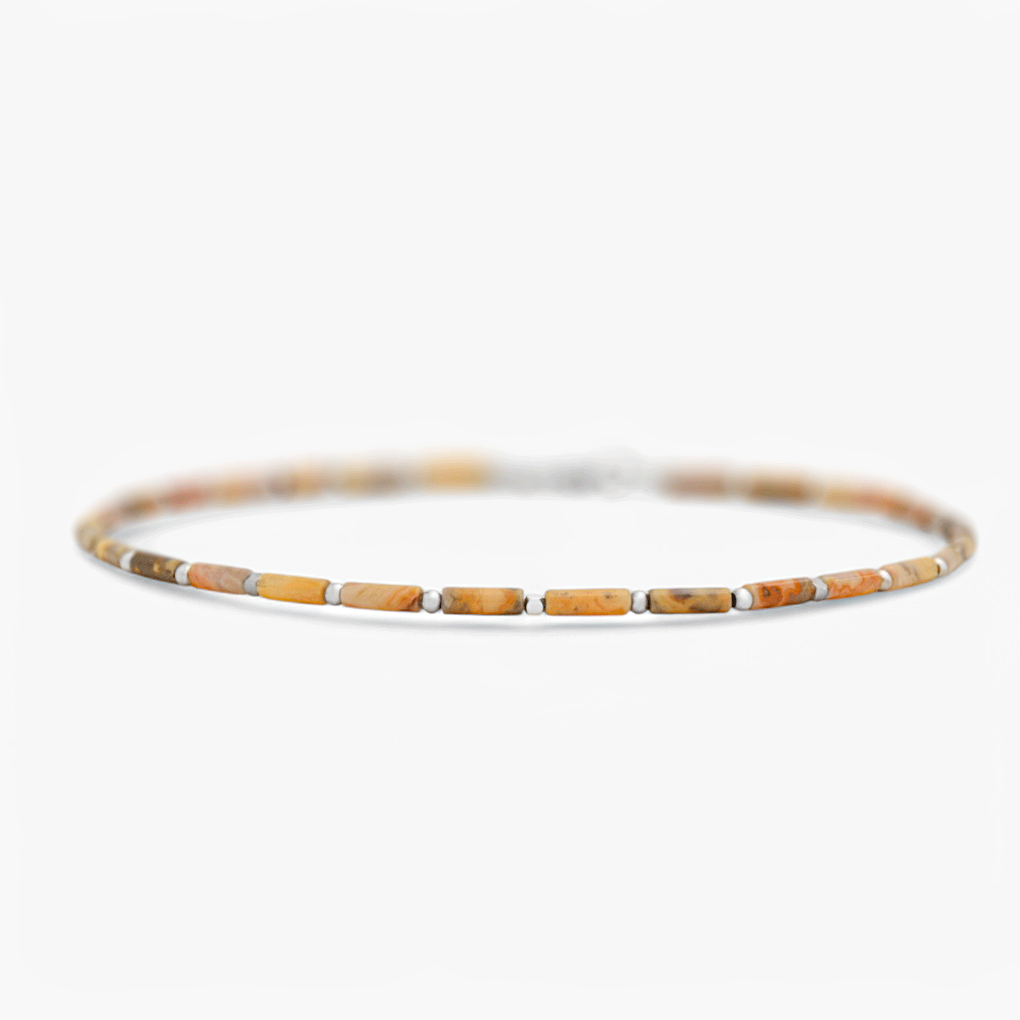 Collana in Diaspro Naturale