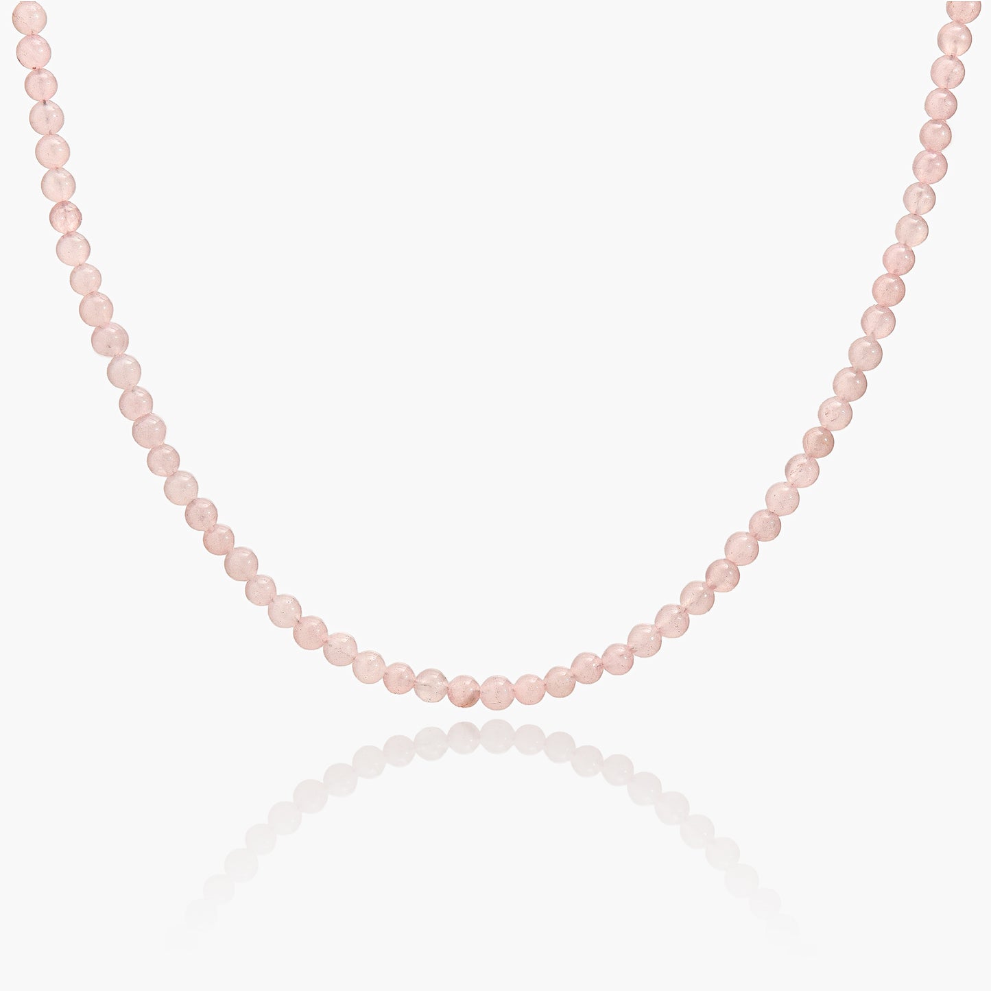 Collana Minimal Girocollo in Giada Rosa Blush
