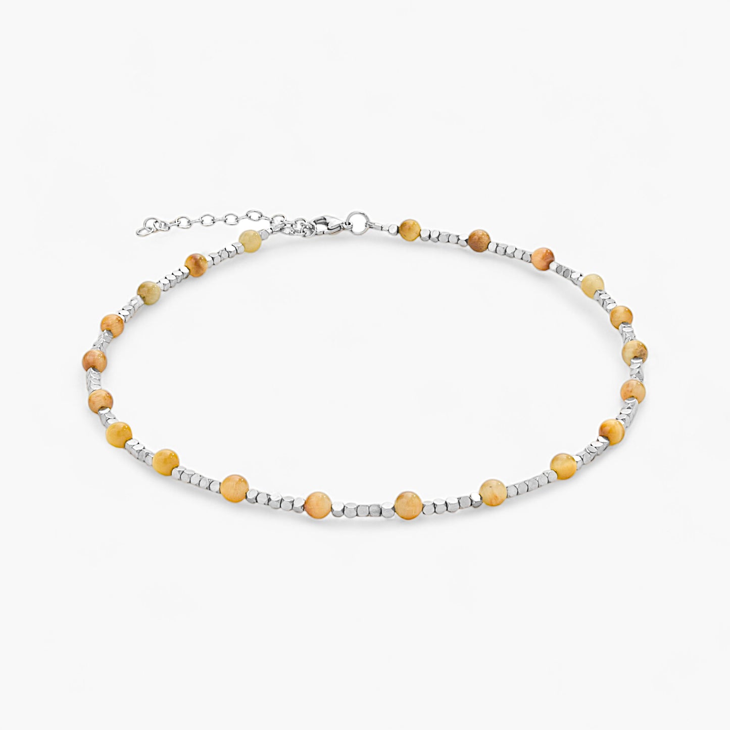 Collana in Ematite e Occhio di Falco