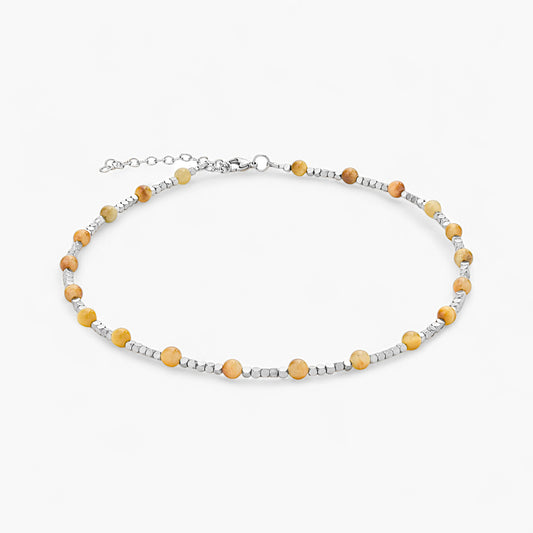 Collana in Ematite e Occhio di Falco