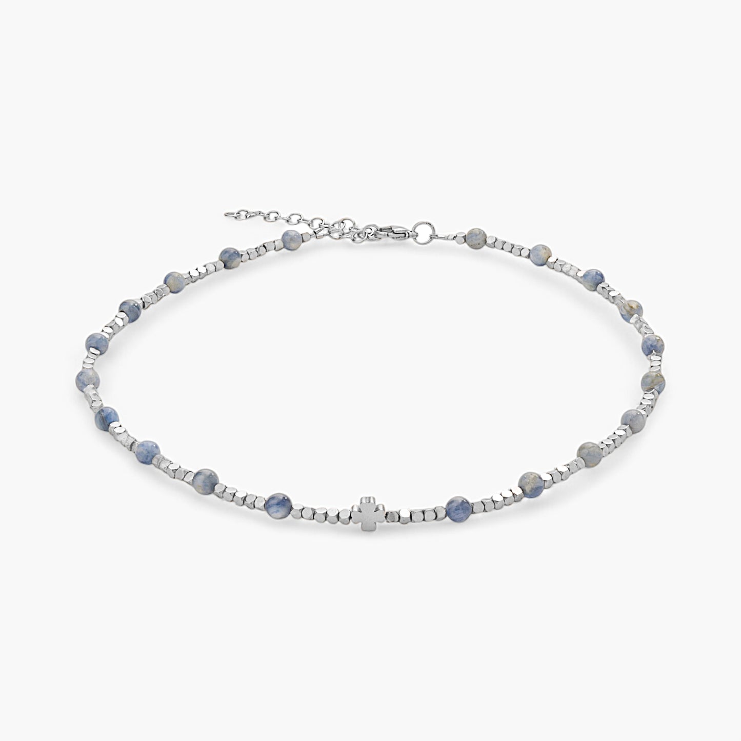 Collana Charm in Ematite e Cianite