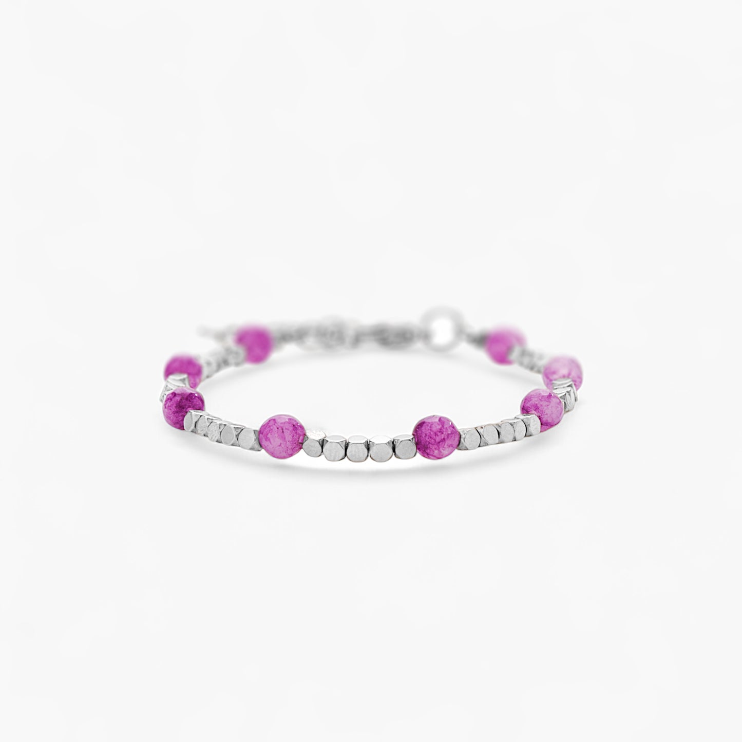 Bracciale in Ematite e Ametista
