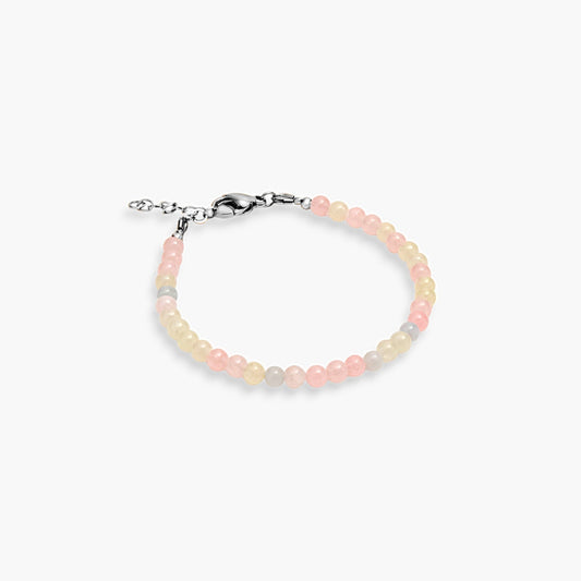 Minimal Bracelet in Multicolor Jade