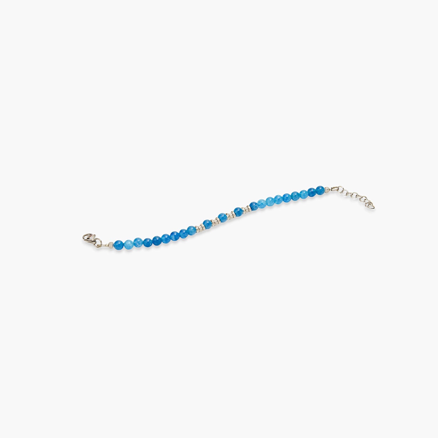 Bracciale in Agata Azzurra