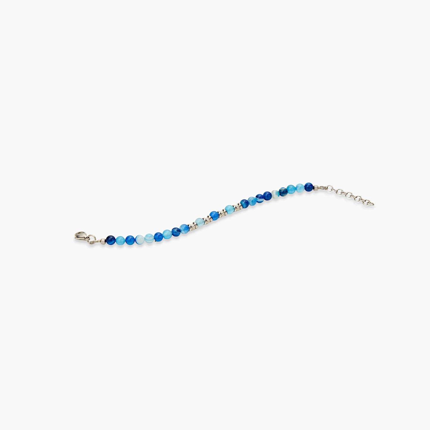 Bracciale in Agata Blu