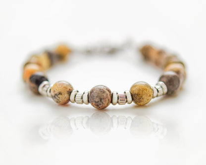 Bracciale in Diaspro Naturale