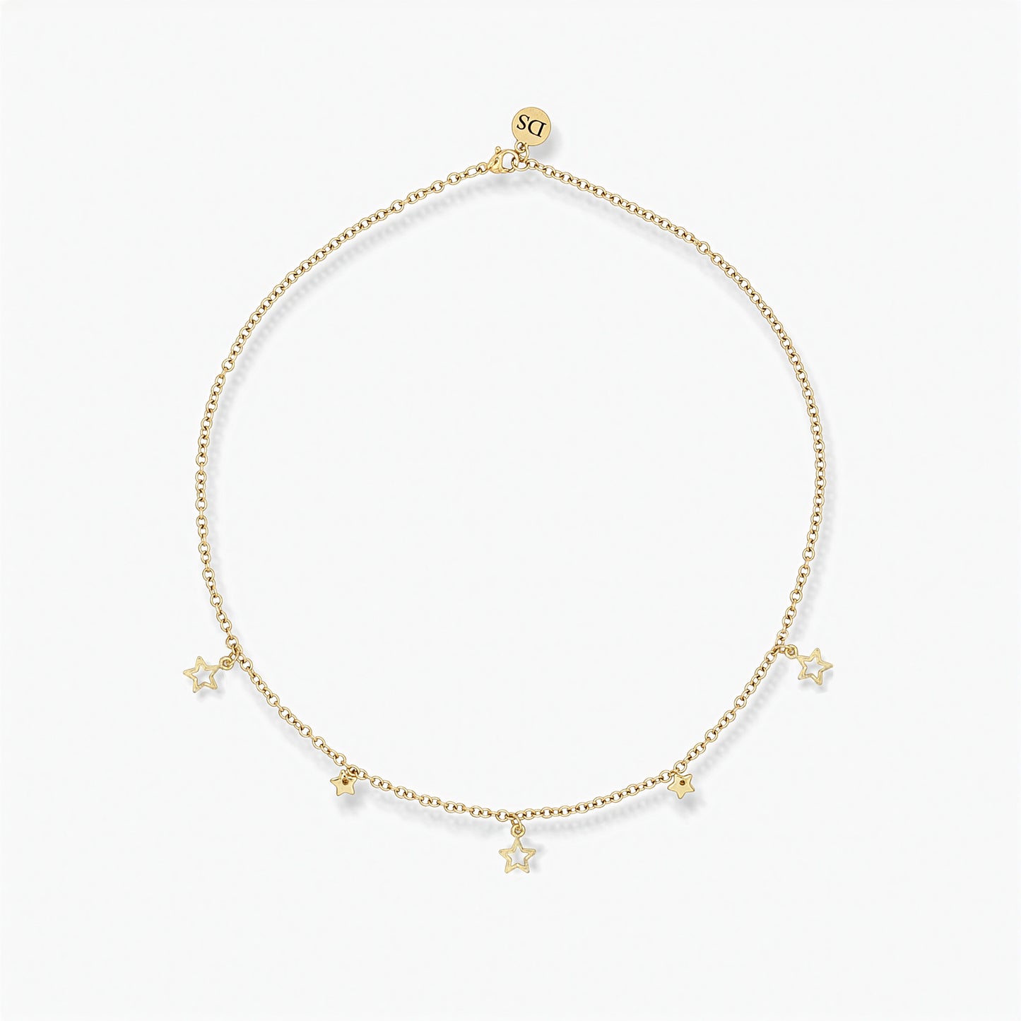 18K Gold Plated Necklace - Christmas Star Charm