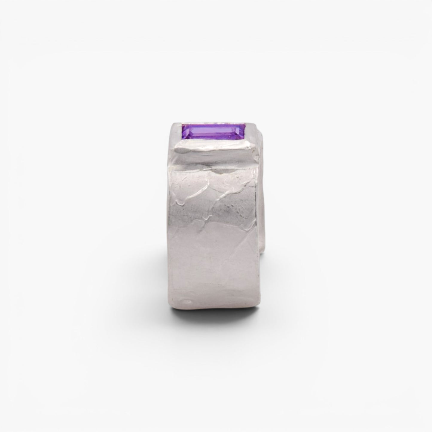 Anello Archetipo - Obsidian Violet fascia aperta