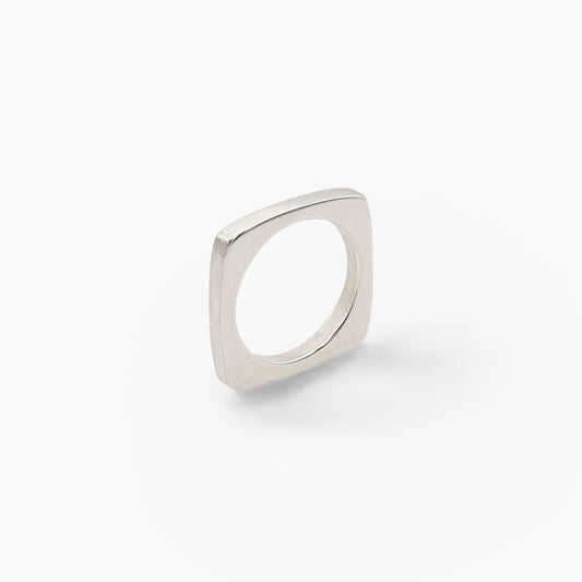 Anello Cube Argento