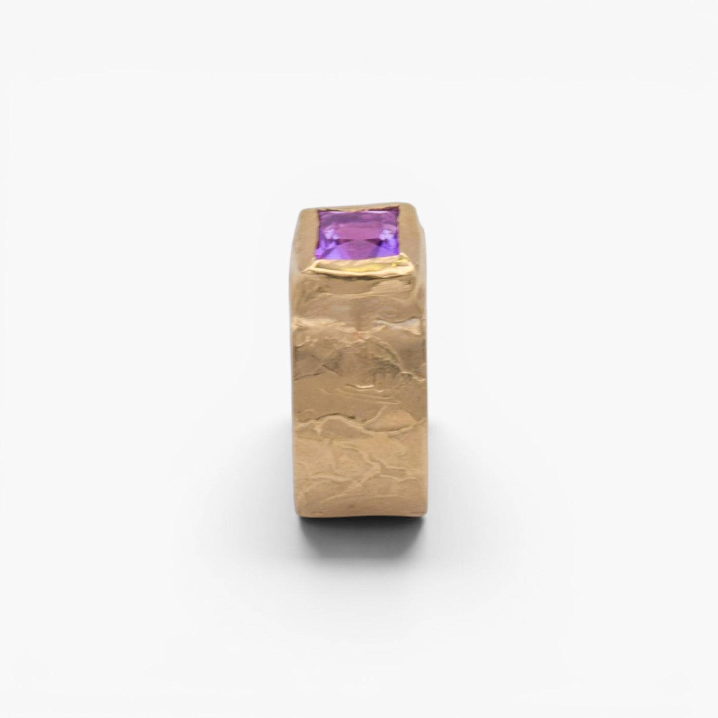 Anello Archetipo - Obsidian Violet Gold