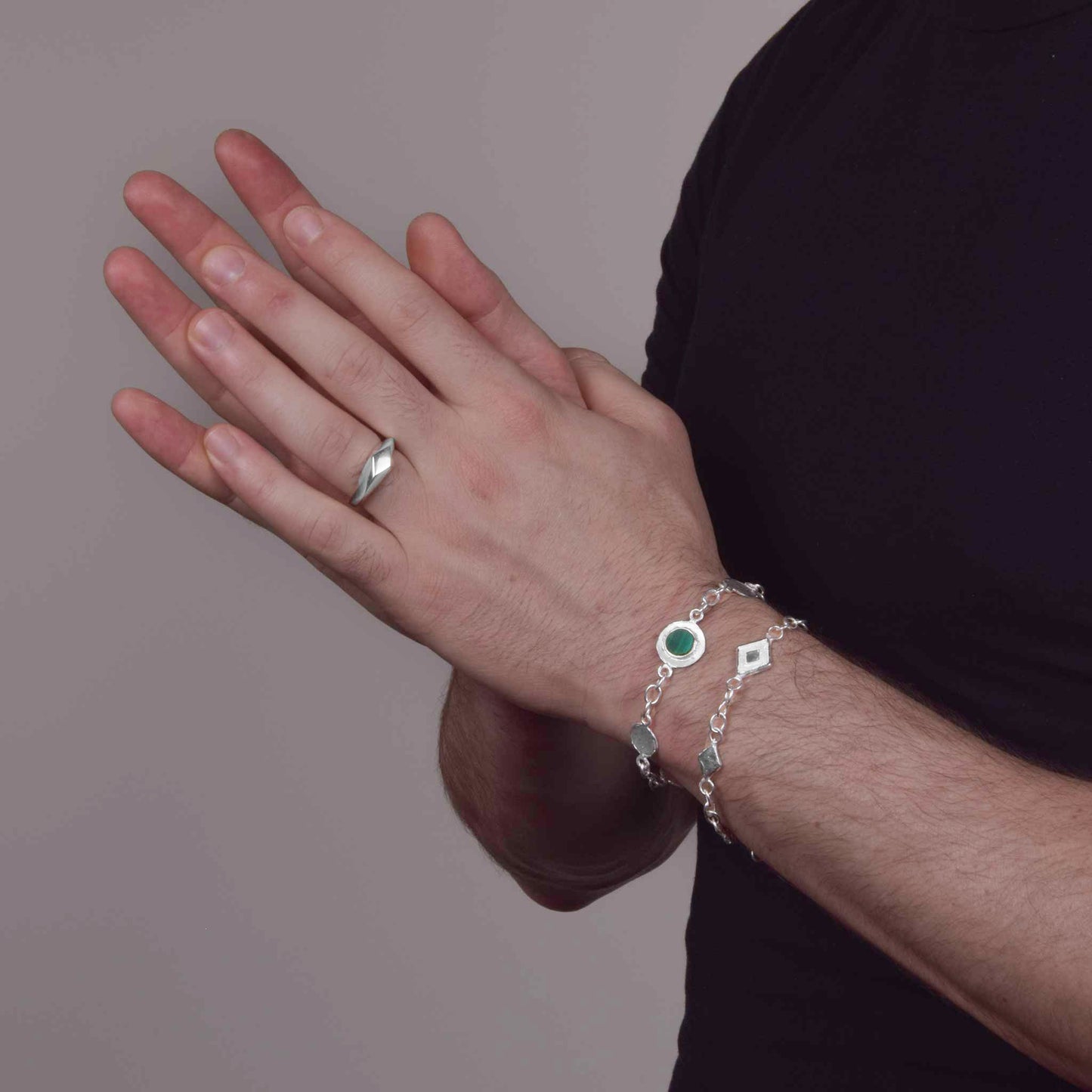 Bracciale Archetipo - Malachite