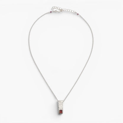 Pendente Keystones - Granato Rosso