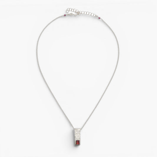 Pendente Keystones - Granato Rosso