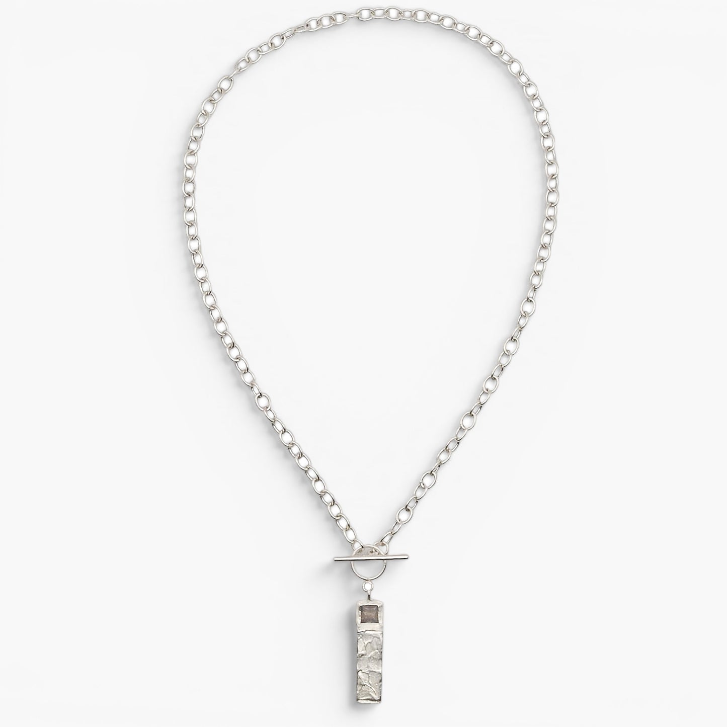 Pendente Keystones - Labradorite T-bar
