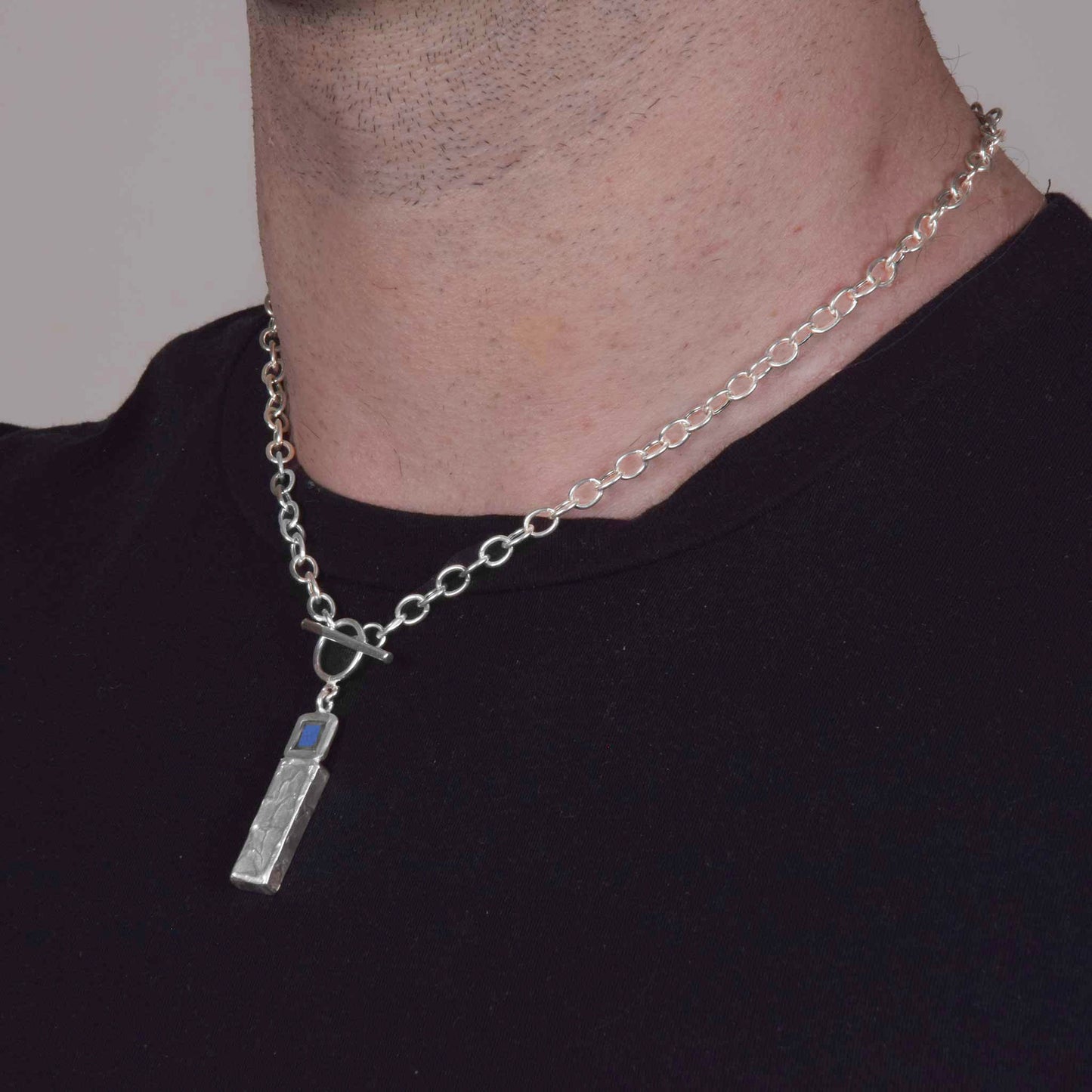 Collana Keystones - Labradorite T-bar