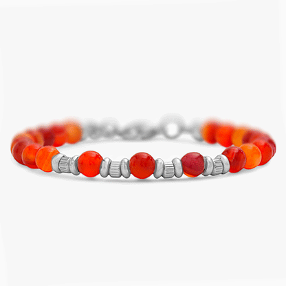 Bracciale in Agata Rossa