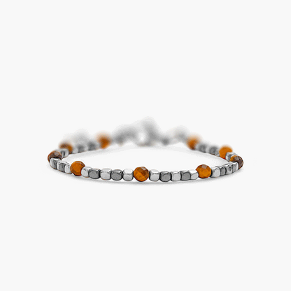 Bracciale in Ematite e Occhio di Tigre V2
