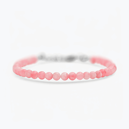 Bracciale Minimal in Giada Rosa