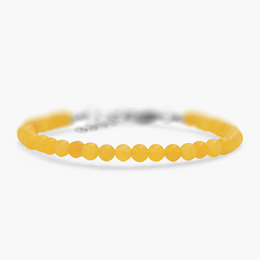 Bracciale Minimal in Giada Gialla