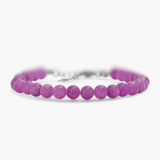 Bracciale Minimal in Giada Fucsia