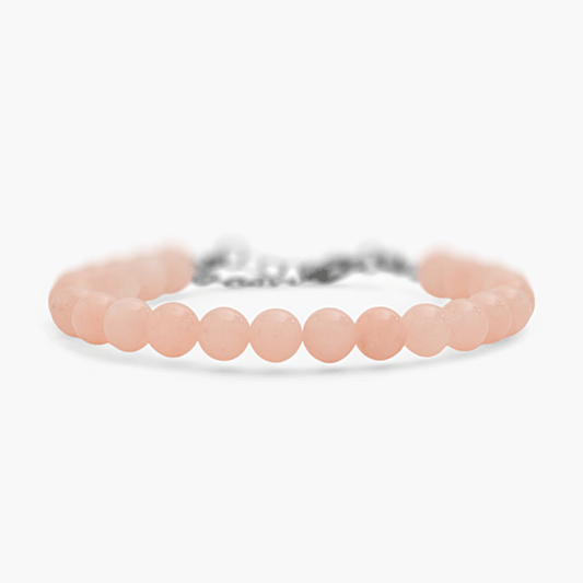 Bracciale Minimal in Giada Rosa Salmone