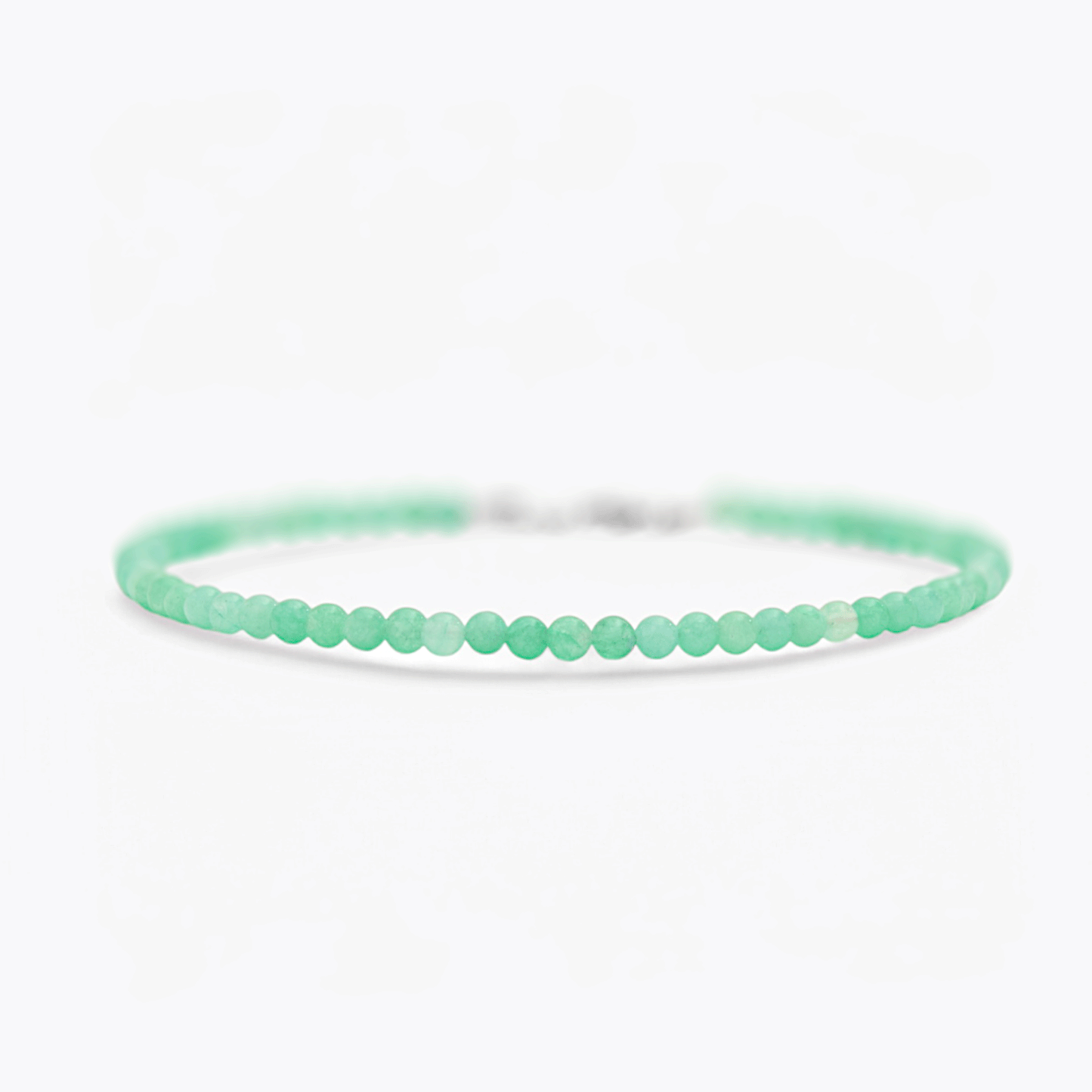 Collana Minimal Girocollo in Giada Verde Acqua