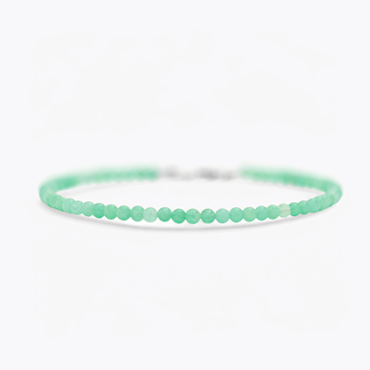 Collana Minimal Girocollo in Giada Verde Acqua