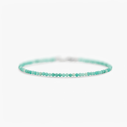Collana Minimal Girocollo in Giada Turchese