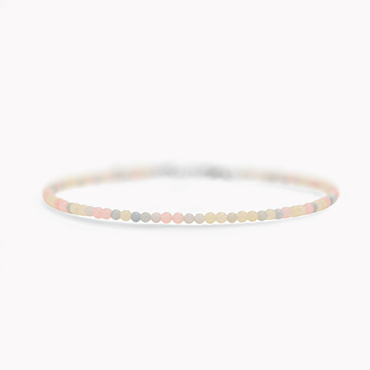 Collana Minimal Girocollo in Giada Multicolor v2