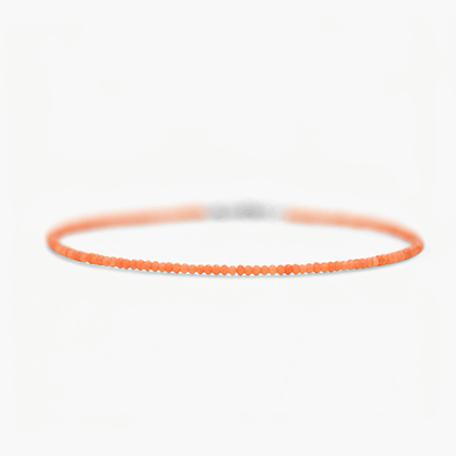 Collana Minimal Girocollo in Corniola