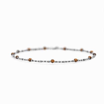 Collana in Ematite e Occhio di Tigre V2
