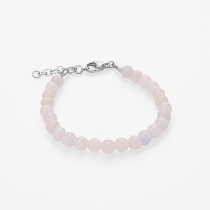 Bracciale Minimal in Giada Rosa Chiaro
