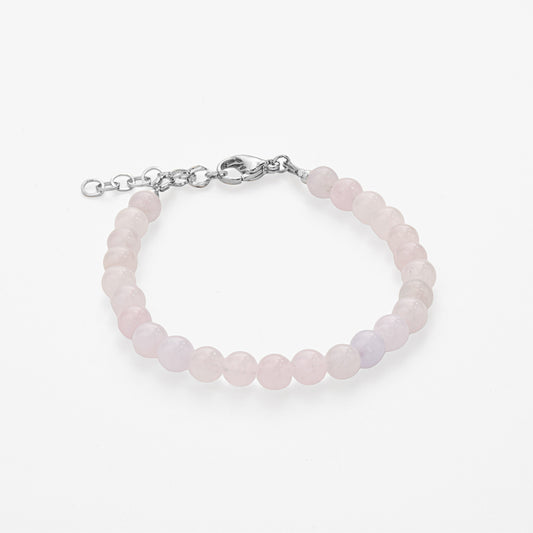 Bracciale Minimal in Giada Rosa Chiaro