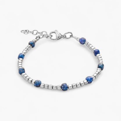 Bracciale in Sodalite e Ematite