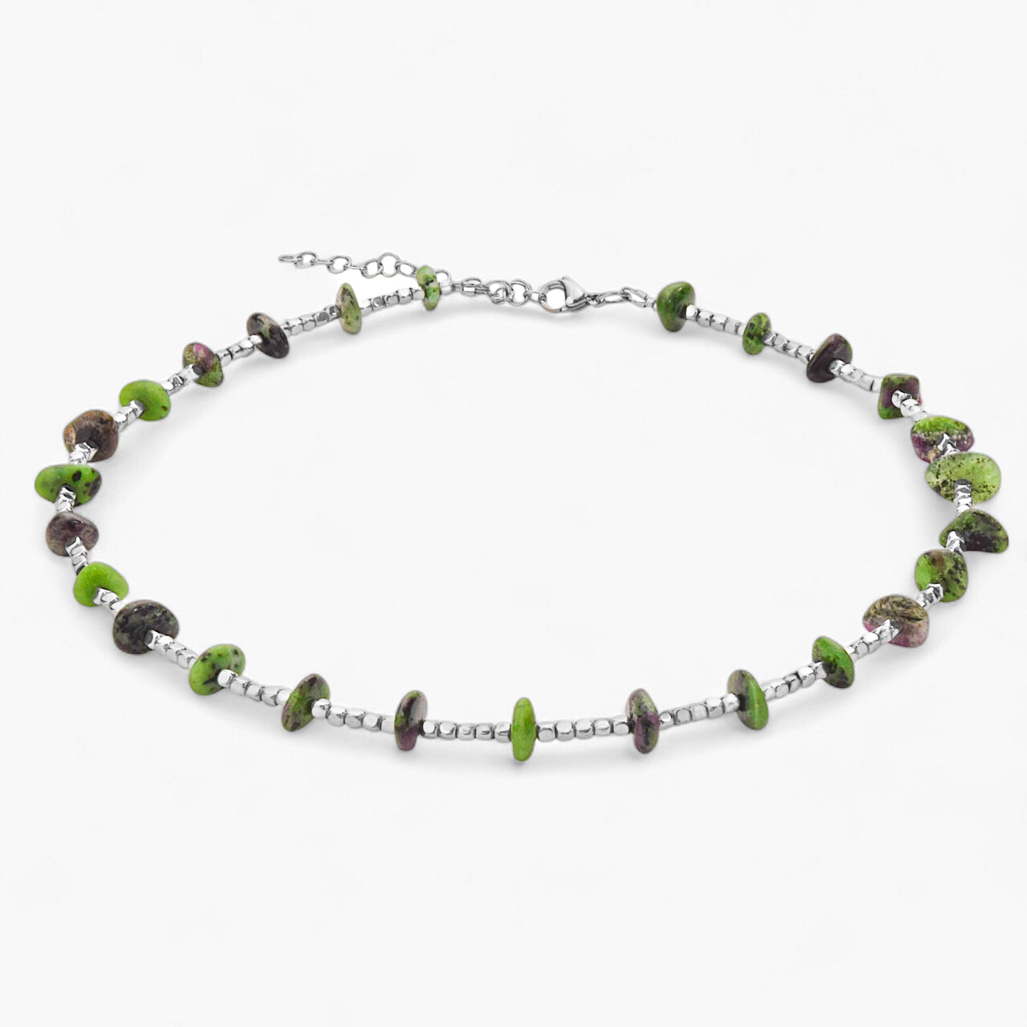 Collana in Ematite e Rubizoisite