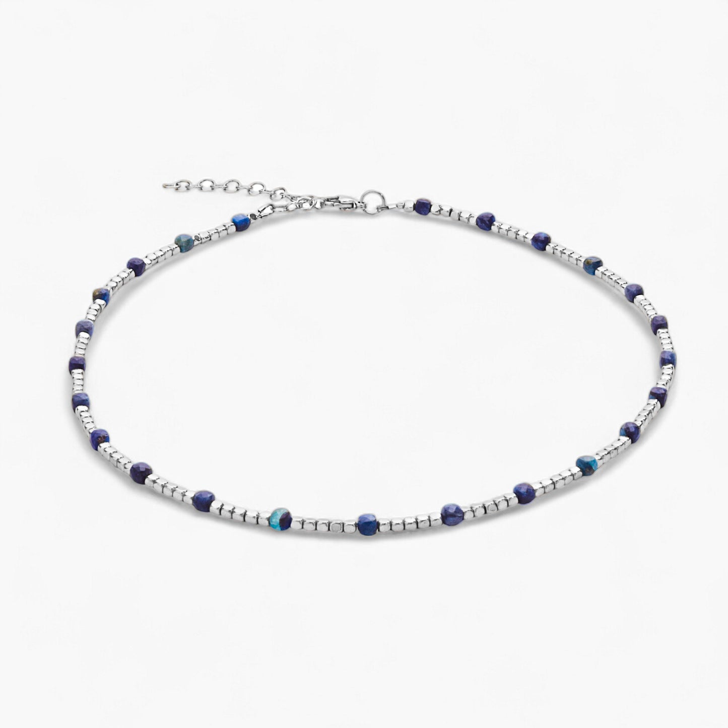 Collana in Ematite e Sodalite
