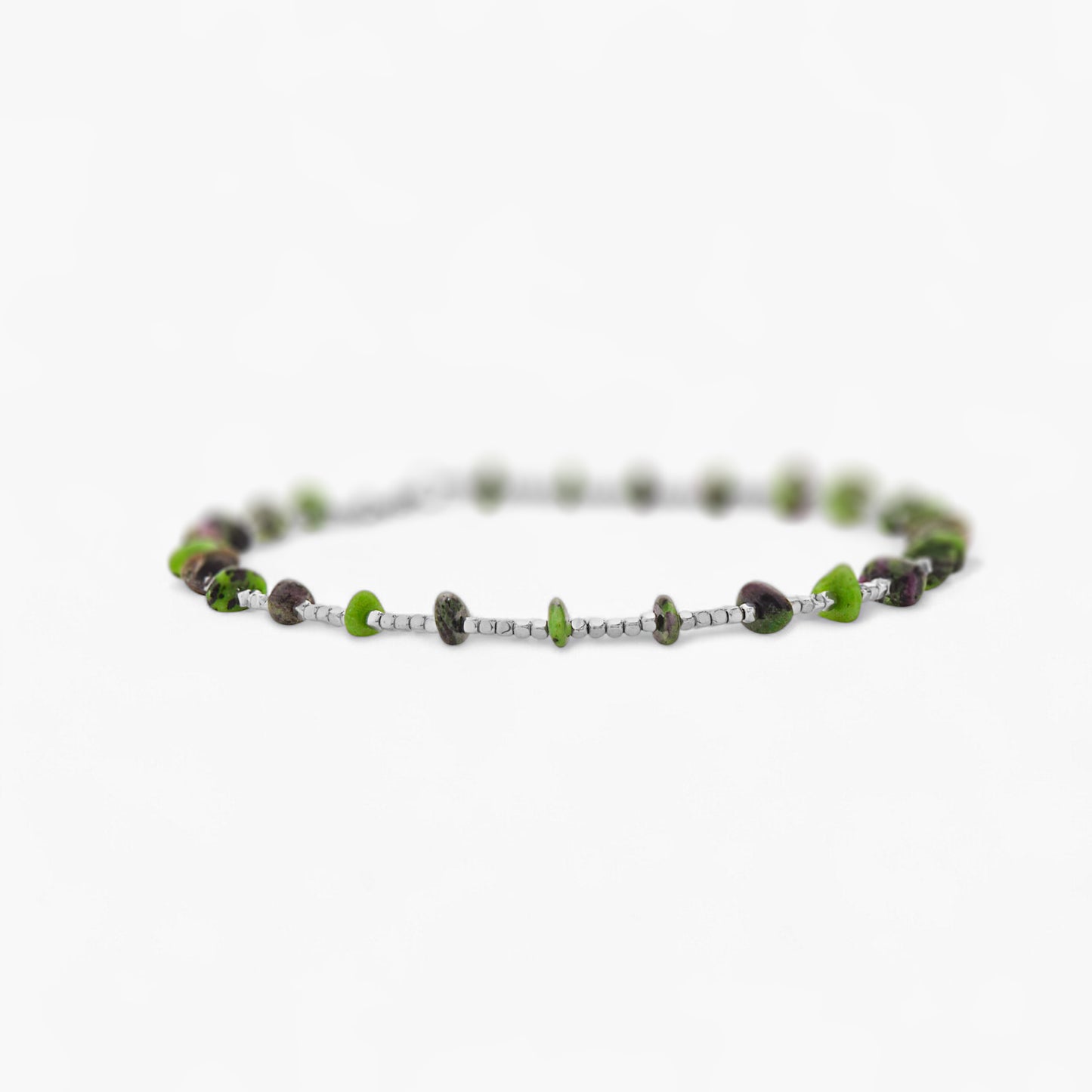 Collana in Ematite e Rubizoisite