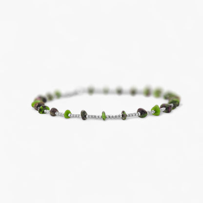 Collana in Ematite e Rubizoisite