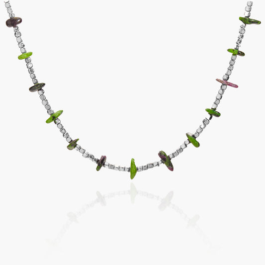 Collana in Ematite e Rubizoisite