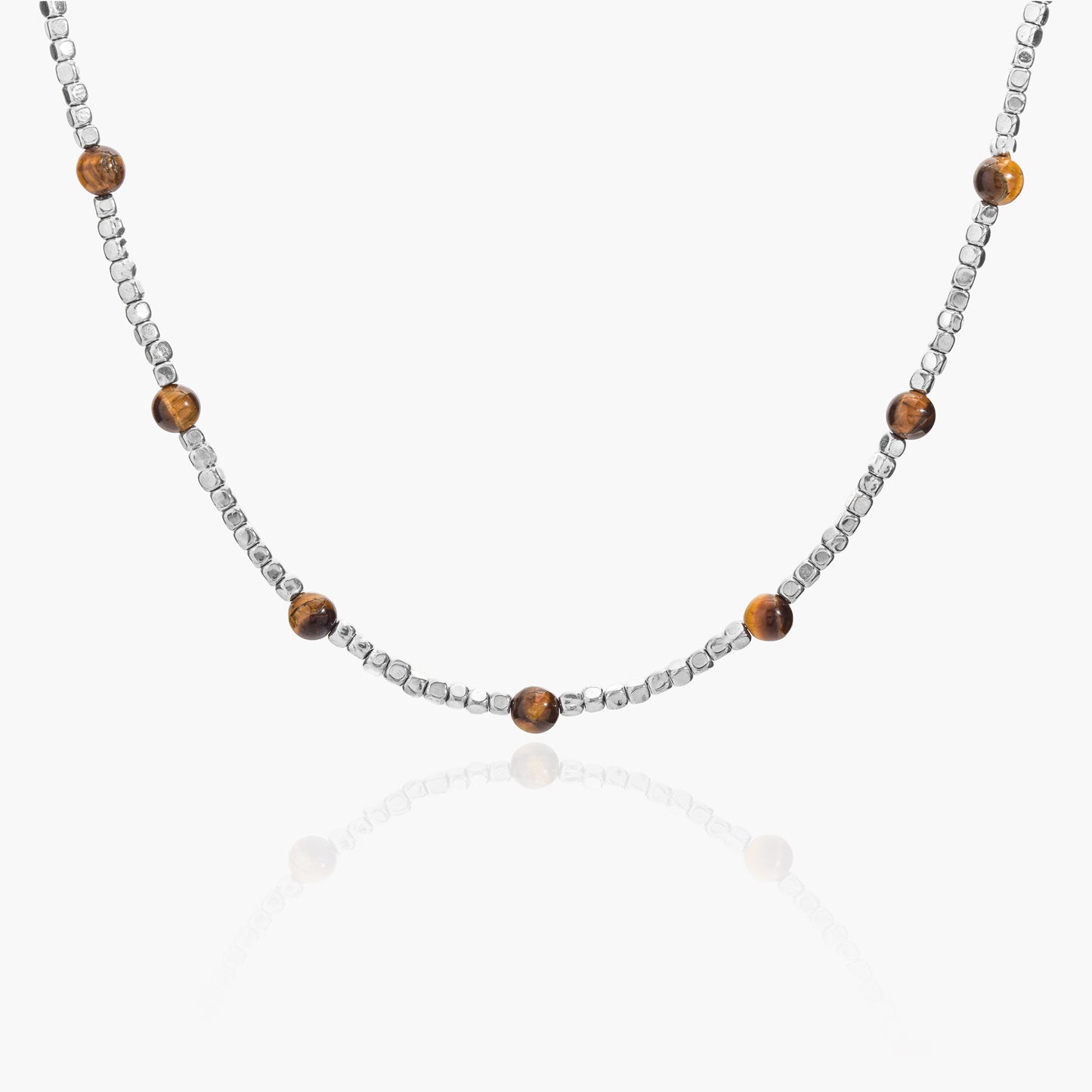 Collana in Ematite e Occhio di Tigre
