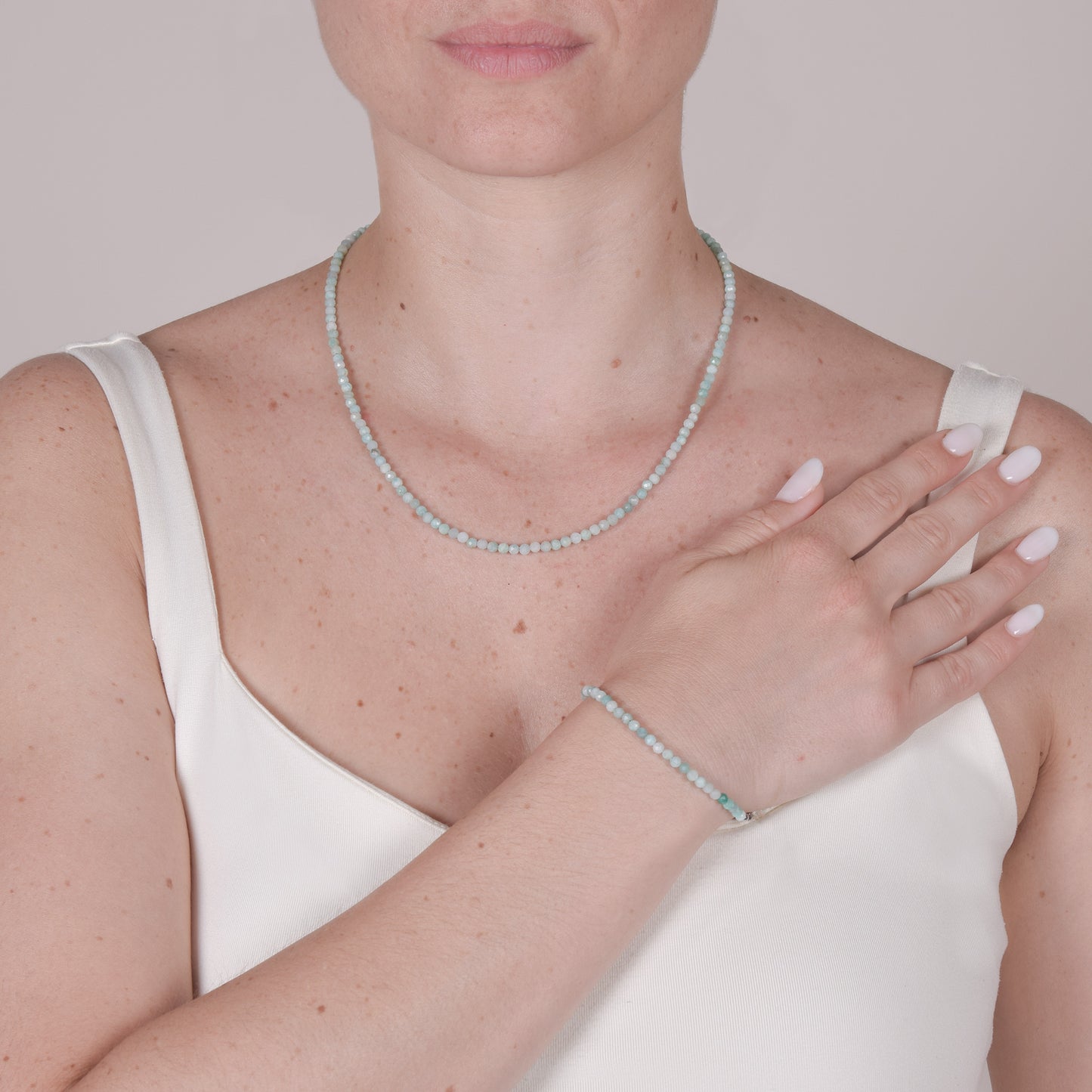 Bracciale Minimal in Amazzonite