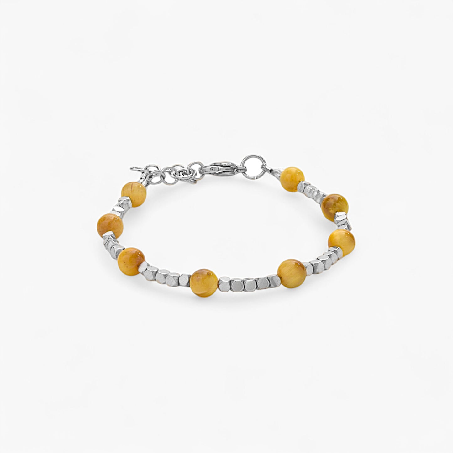 Bracciale in Ematite e Occhio di Falco